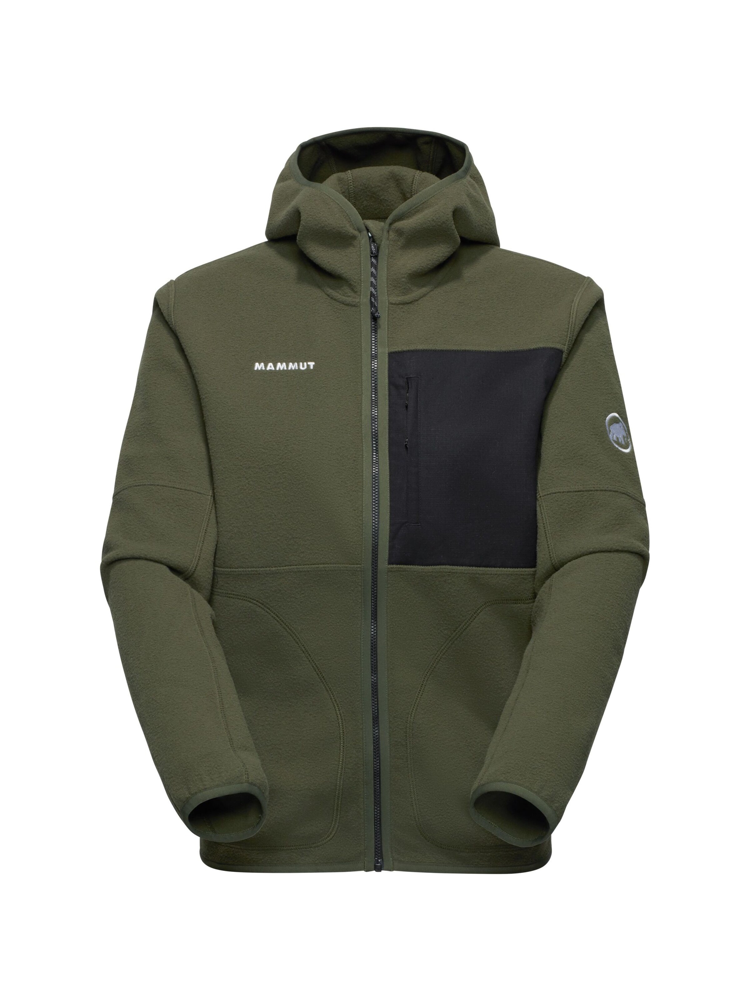 MAMMUT Fleecejacke 'Tamaro' in Grün: Vorderseite