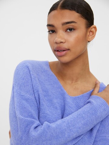 VERO MODA Pullover 'Lefile' in Blau