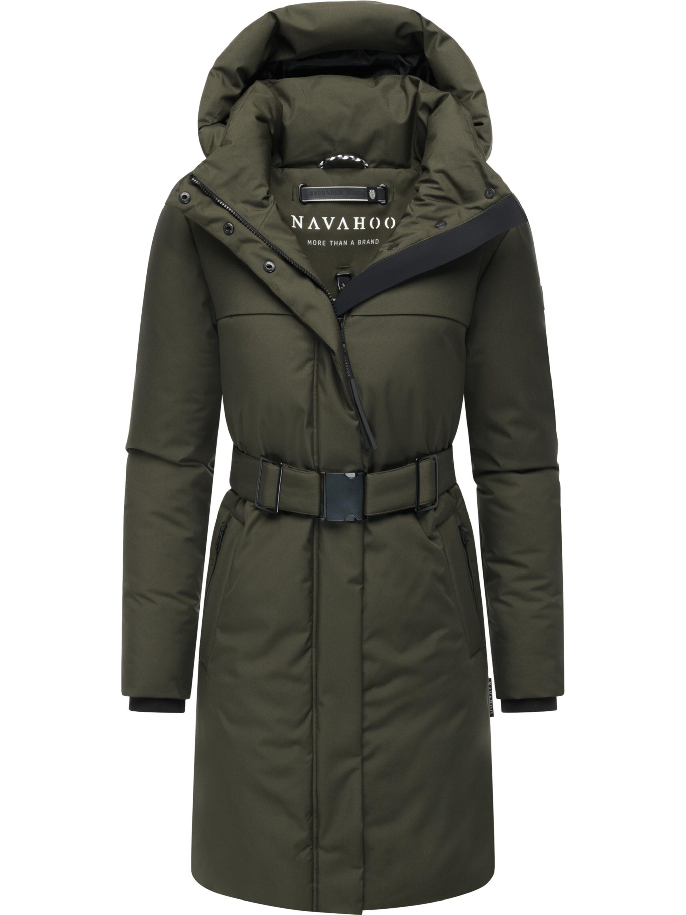 NAVAHOO Wintermantel 'Gipfelspass XIV' in Grün