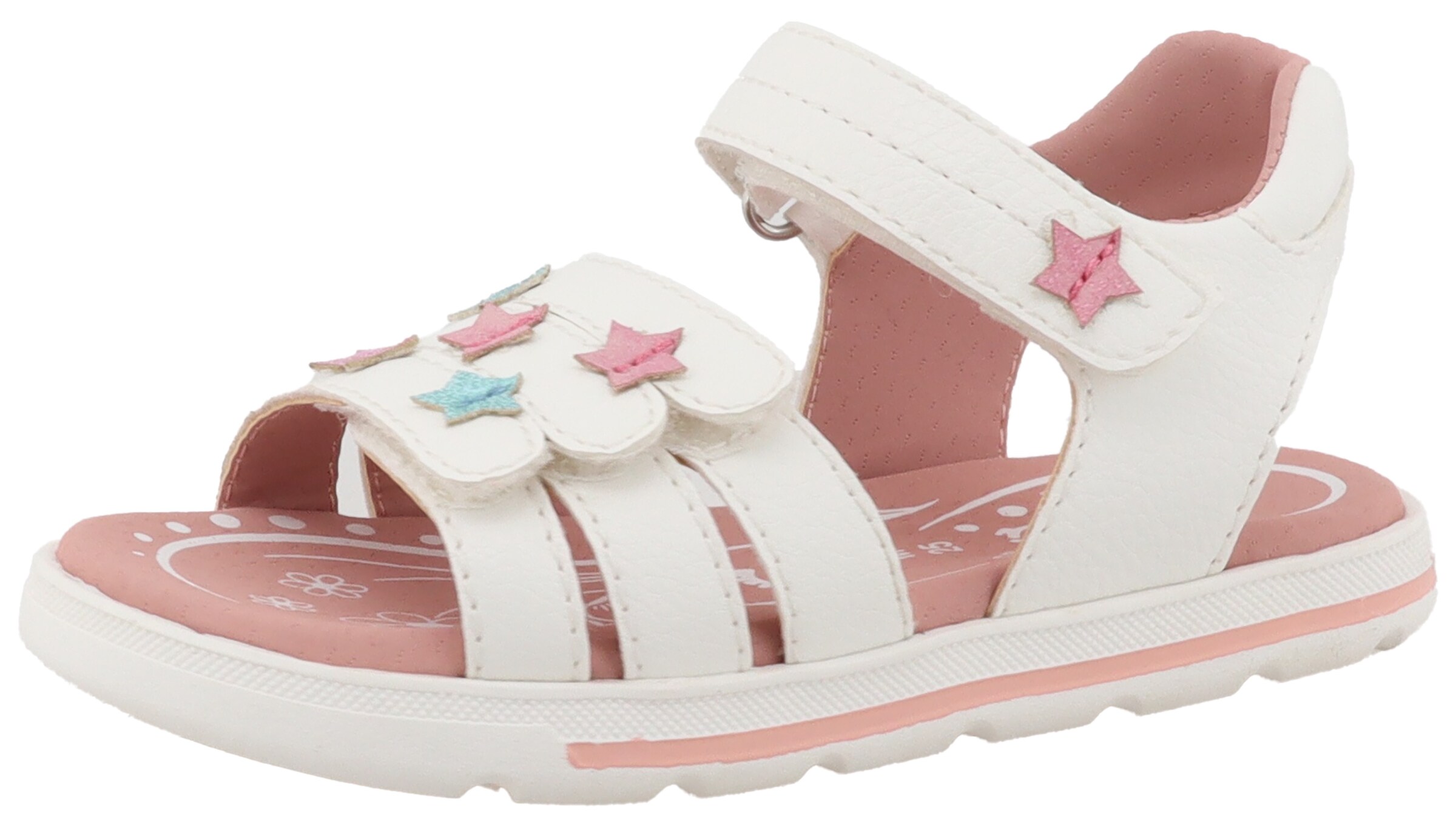 LURCHI Sandale in Weiß: Vorderseite