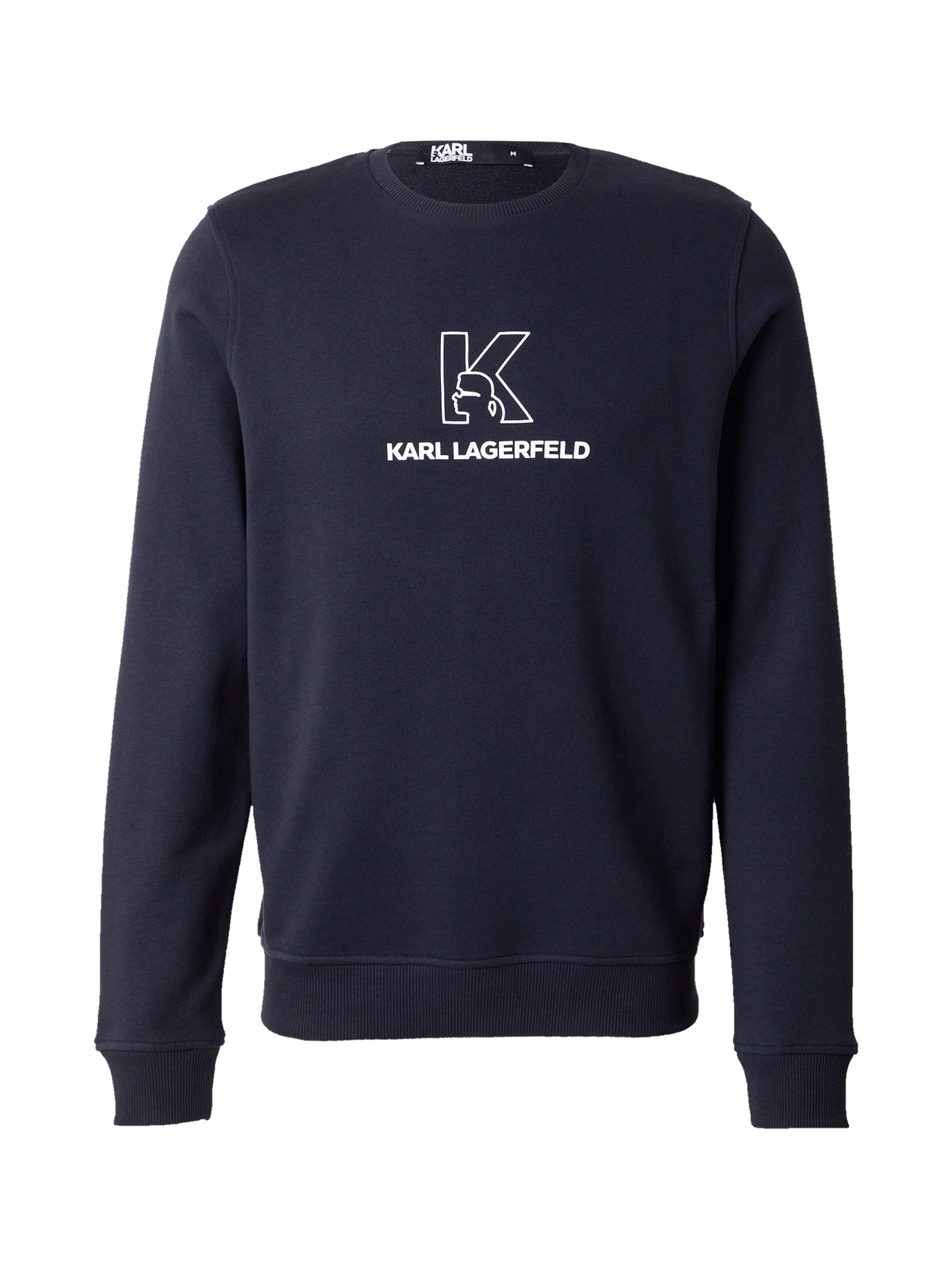 Karl Lagerfeld Μπλούζα φούτερ σε μπλε: μπροστά
