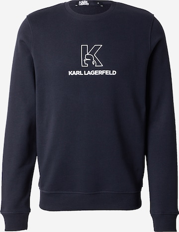 Karl Lagerfeld Sweatshirt in Blau: Vorderseite