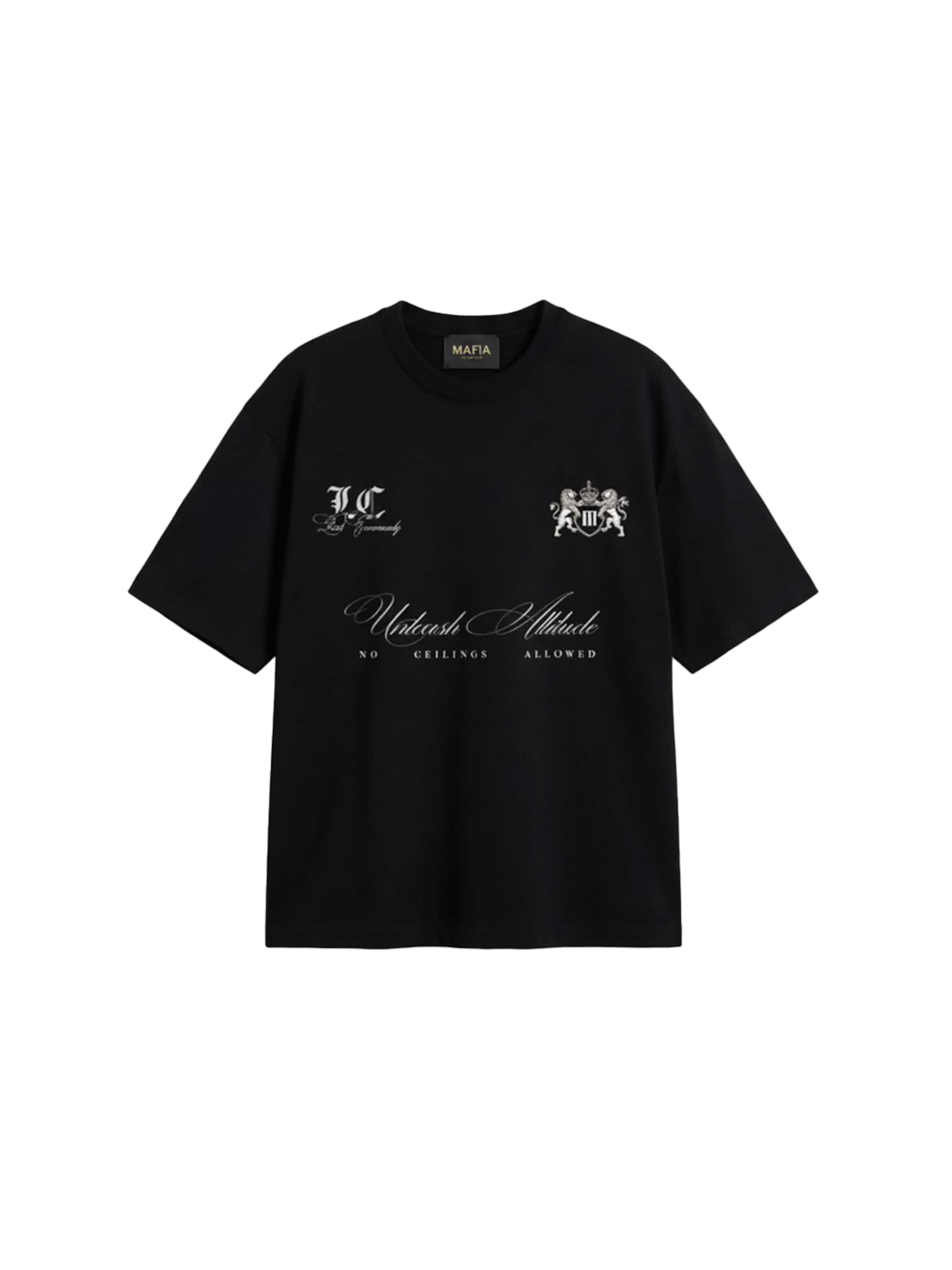 Maglietta 'Oversize Local T-shirt - Black' Kleidermafia di colore nero, Visualizzazione prodotti