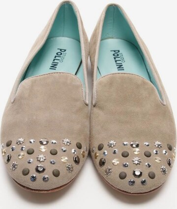 POLLINI Flats & Loafers in 36 in Grey