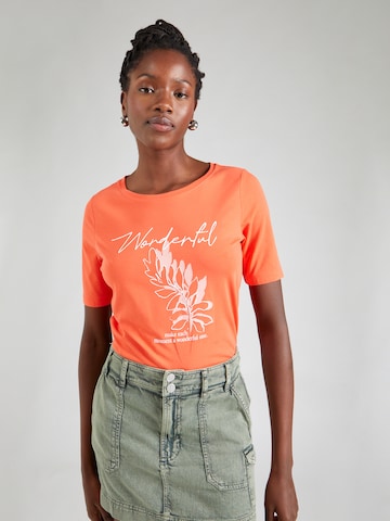 s.Oliver T-Shirt in Orange: predná strana