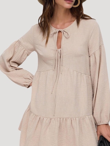 Robe No Matter What en beige