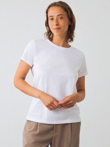 Maglietta 'T-shirt Women' di Honest Basics in bianco: frontale