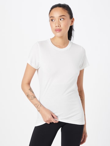 T-shirt fonctionnel FALKE en blanc : devant