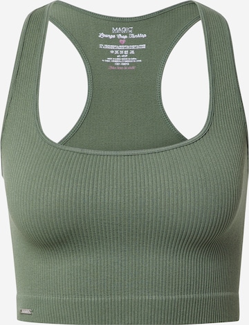 MAGIC Bodyfashion Top in Green: front