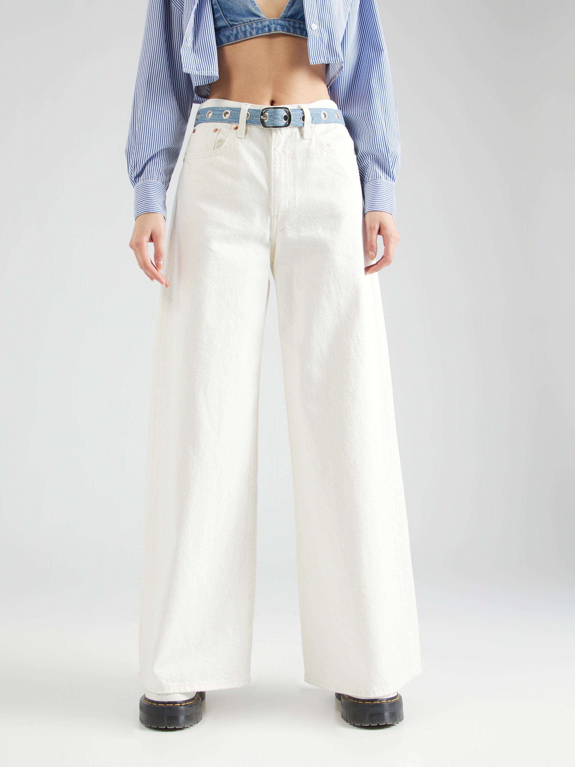 Wide Leg Jean XL Flood LEVI S en Blanc Denim ABOUT YOU