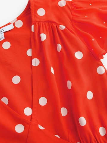 Rochie de vară de la Next pe roșu