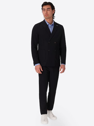 Distretto12 Slim Fit Sakko in Schwarz