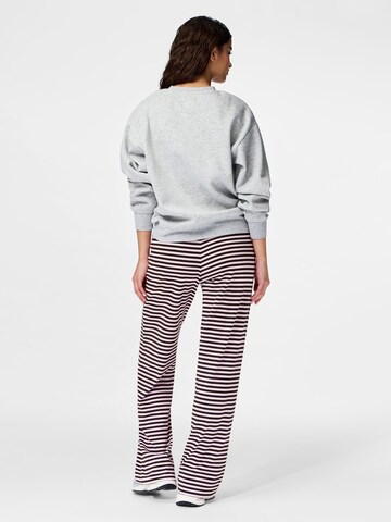 PIECES Wide leg Trousers 'PCLaya' in Brown