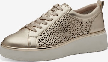 TAMARIS Sneakers laag in Goud: voorkant