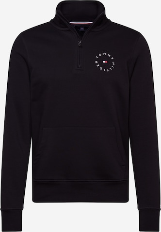 TOMMY HILFIGER Sweatshirt in Black: front