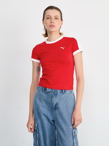 PUMA Футболка 'T7' в Красный: спереди