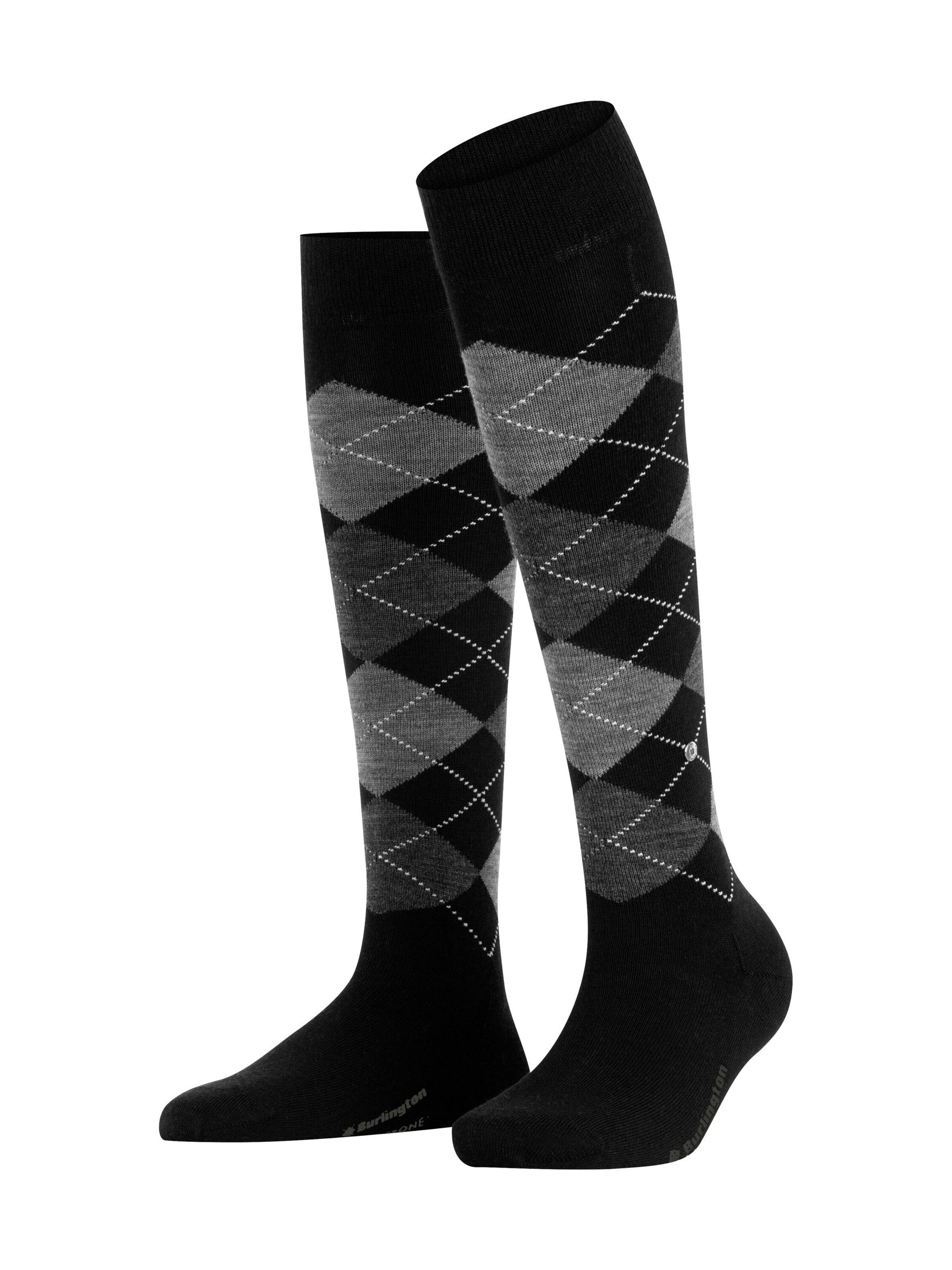BURLINGTON Overknee Strümpfe 'Marylebone'‌‌ in Schwarz