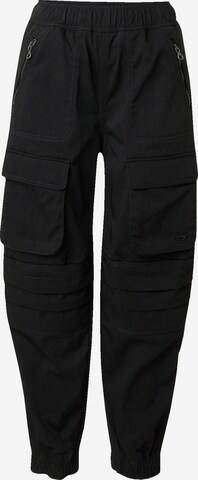 DIESEL Tapered Cargo Pants 'MIRT' in Black: front