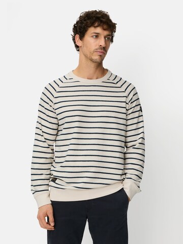 CAMEL ACTIVE Sweatshirt in White: front