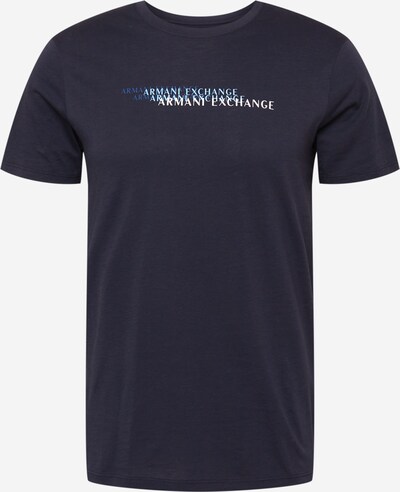 ARMANI EXCHANGE Majica u mornarsko plava / tamno plava / bijela, Pregled proizvoda