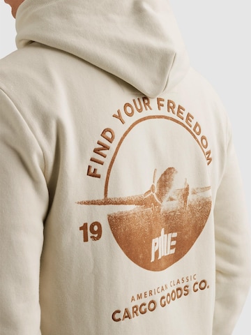 Felpa 'PME LEGEND - Hoodie with back artwork' di PME Legend in beige