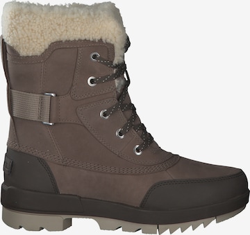 SOREL Lace-Up Ankle Boots 'Torino II' in Brown