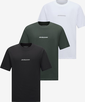 JACK & JONES Shirt 'JCOECHO' in Green: front