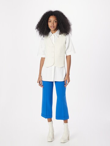 Sisley Regular Pleat-front trousers in Blue