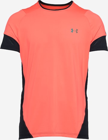 T-Shirt fonctionnel UNDER ARMOUR en rouge : devant