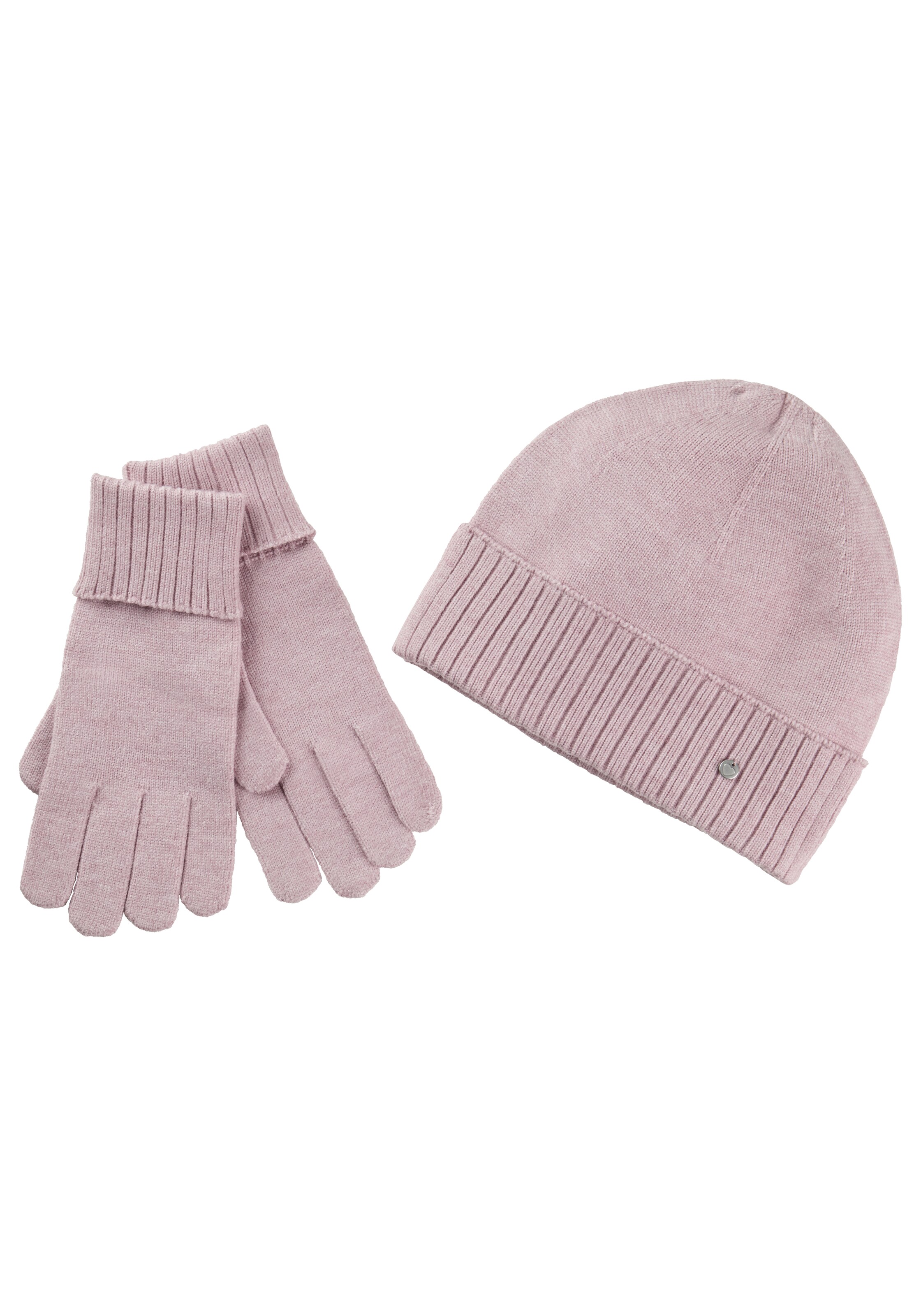 LAURA SCOTT Beanie in Pink: front