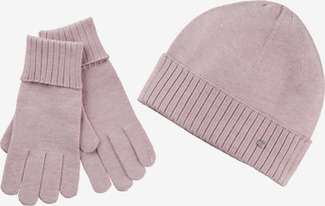 LAURA SCOTT Beanie in Pink: front