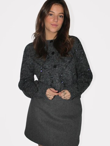 Honnête Atelier Knit Cardigan 'Anaella' in Grey