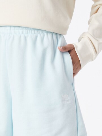 ADIDAS ORIGINALS Wide Leg Shorts 'Adicolor Essentials French Terry' in Blau