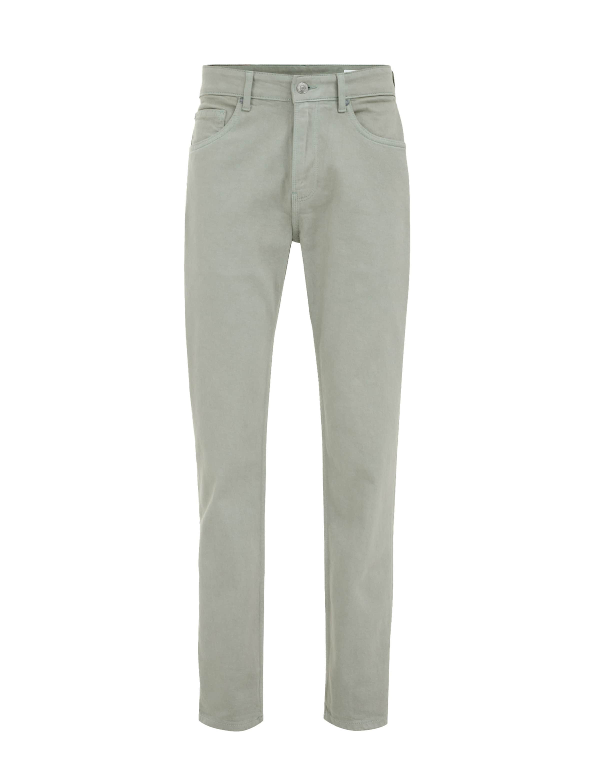 WE Fashion Slimfit Jeans i grøn: forside