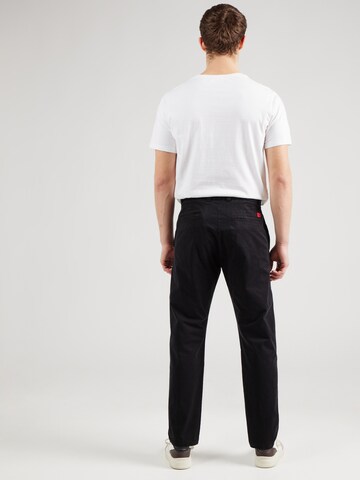 HUGO Slimfit Chino kalhoty 'David251D' – černá