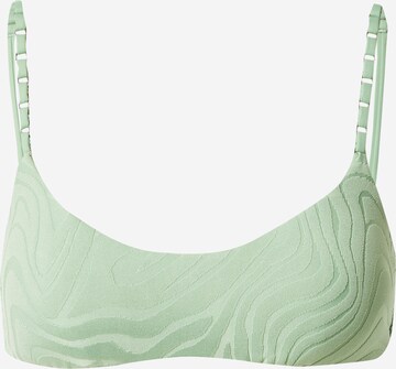 Seafolly Bralette Bikini Top in Green: front