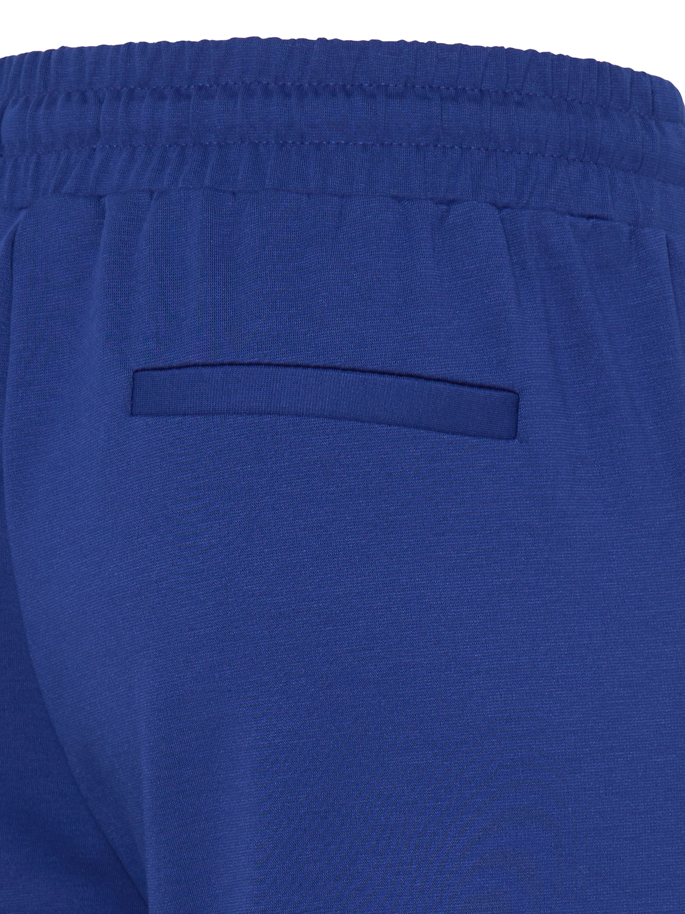 ICHI Tapered Élére vasalt nadrágok 'IHKATE' - kék