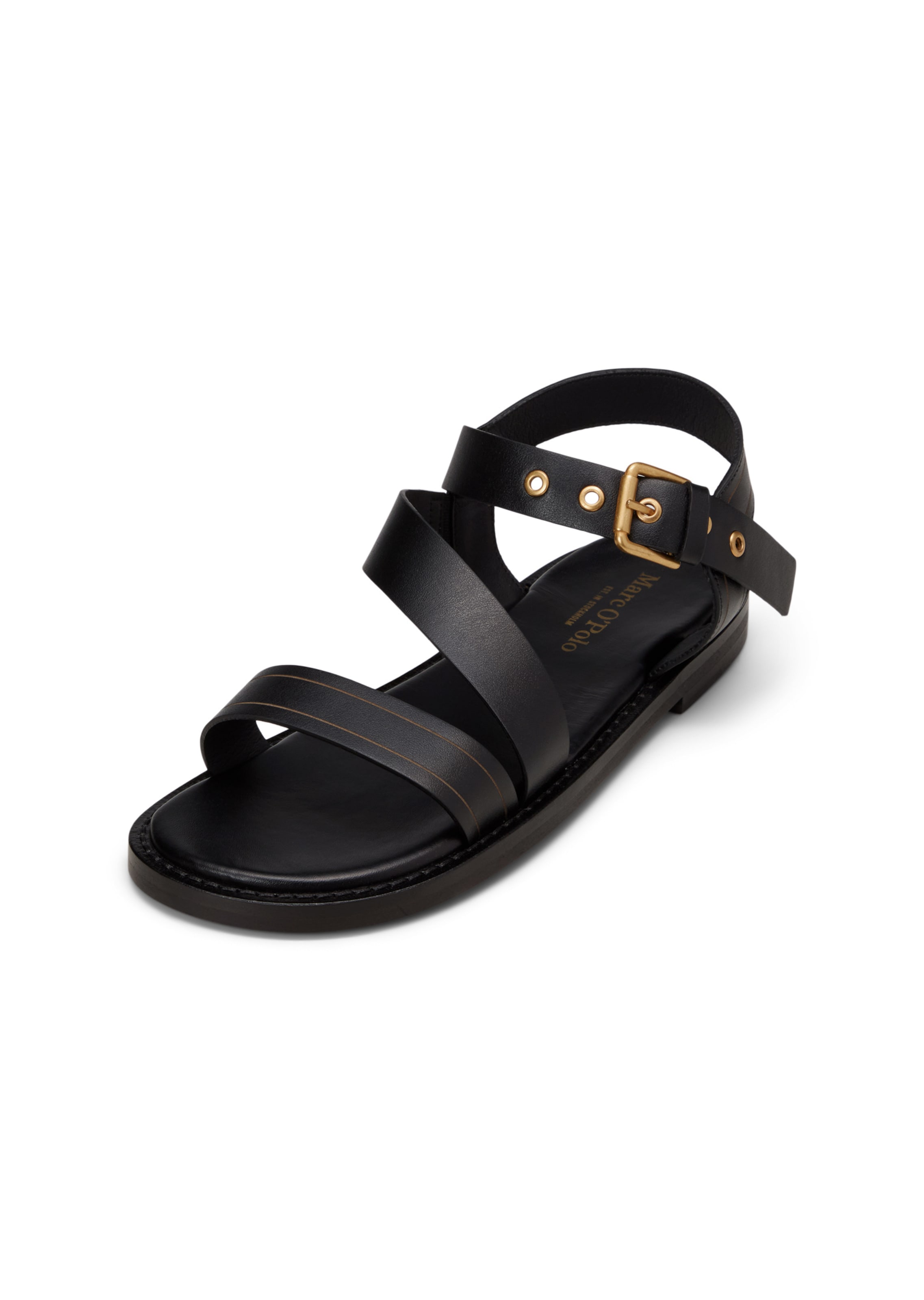 Marc O'Polo Strap sandal 'Stina' in Black