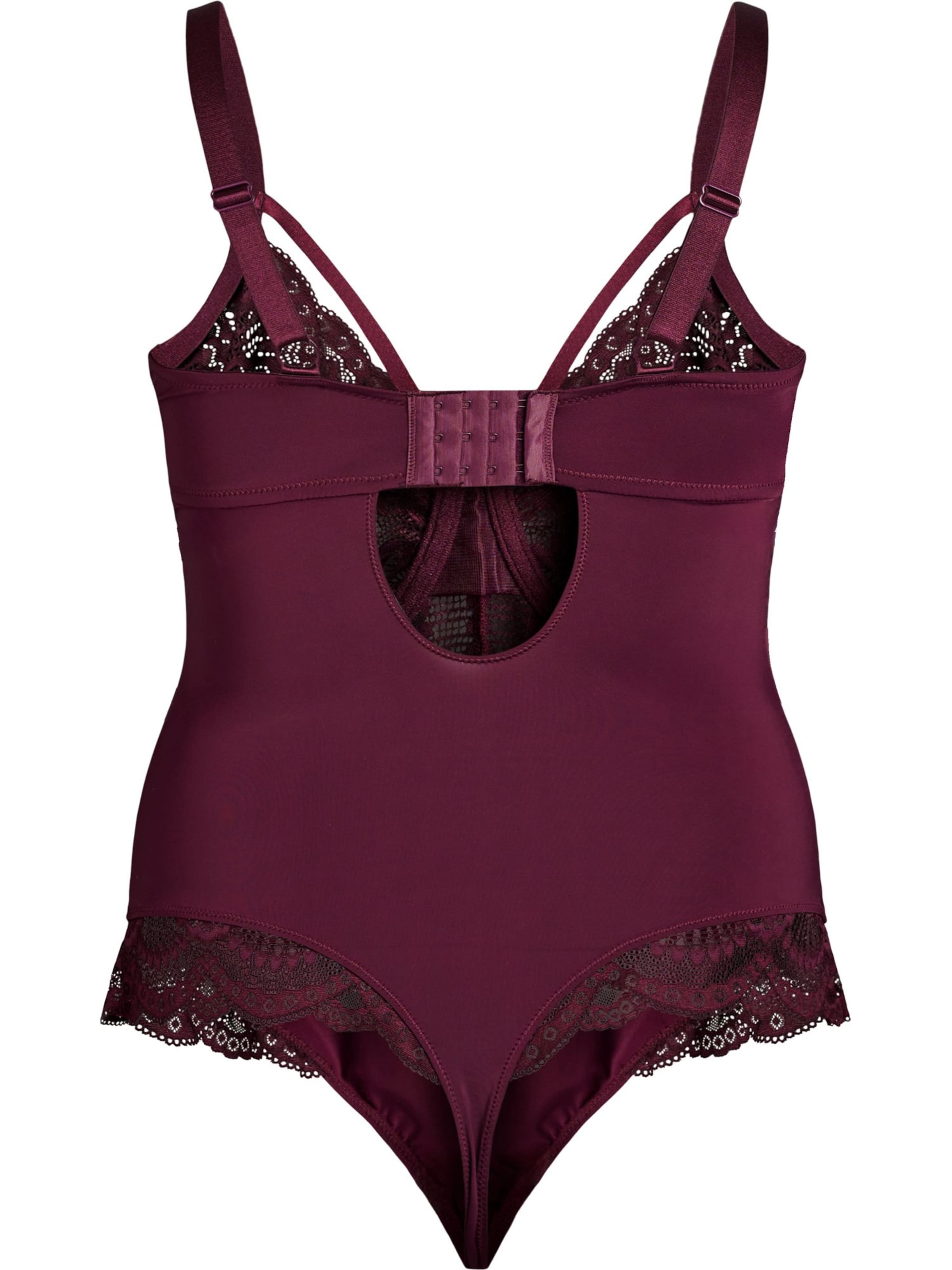 Body lingerie 'Caella' Devoted by Zizzi en rouge
