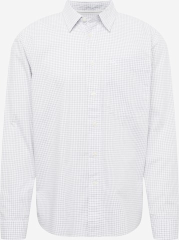 Calvin Klein Jeans Button Up Shirt in White: front