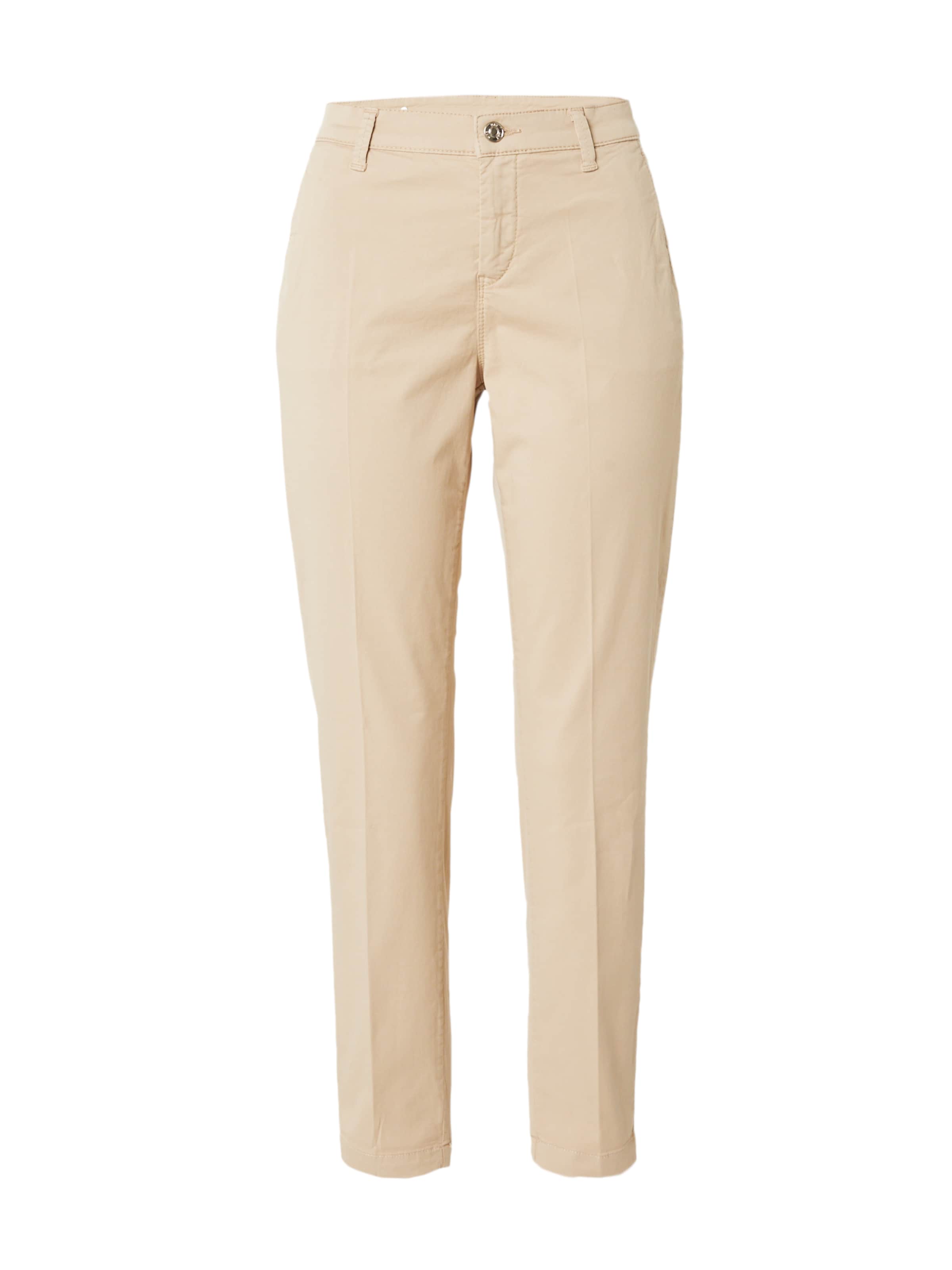 Slimfit Pantaloni 'Summer Spirit' di MAC in beige: frontale