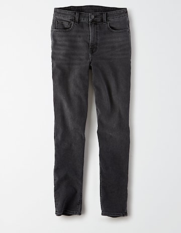 American Eagle Regular Jeans in Black: front