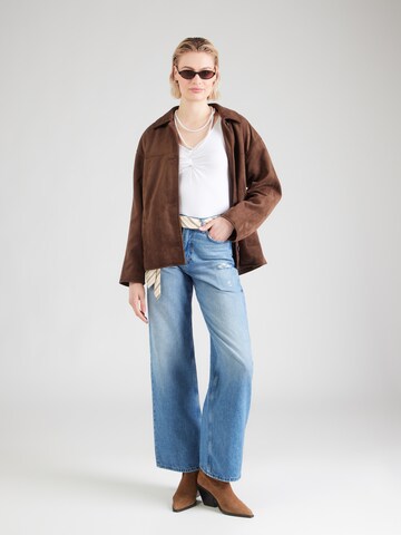 PIECES - Top en blanco