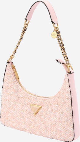 GUESS - Bolso de hombro en rosa: frente