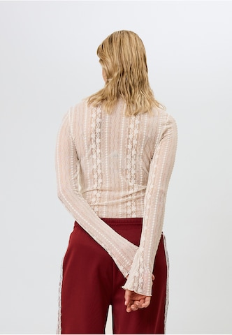 T-shirt 'Zahara Lace' OH APRIL en blanc