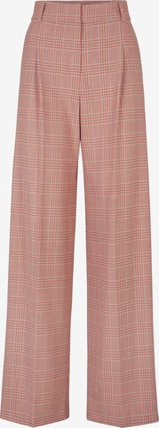 JOOP! Wide leg Pleated Pants in Red: front