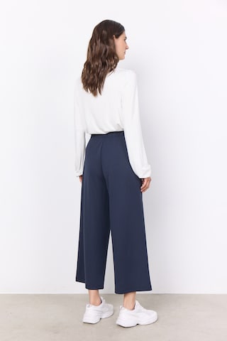 Soyaconcept Wide leg Broek 'Siham' in Blauw