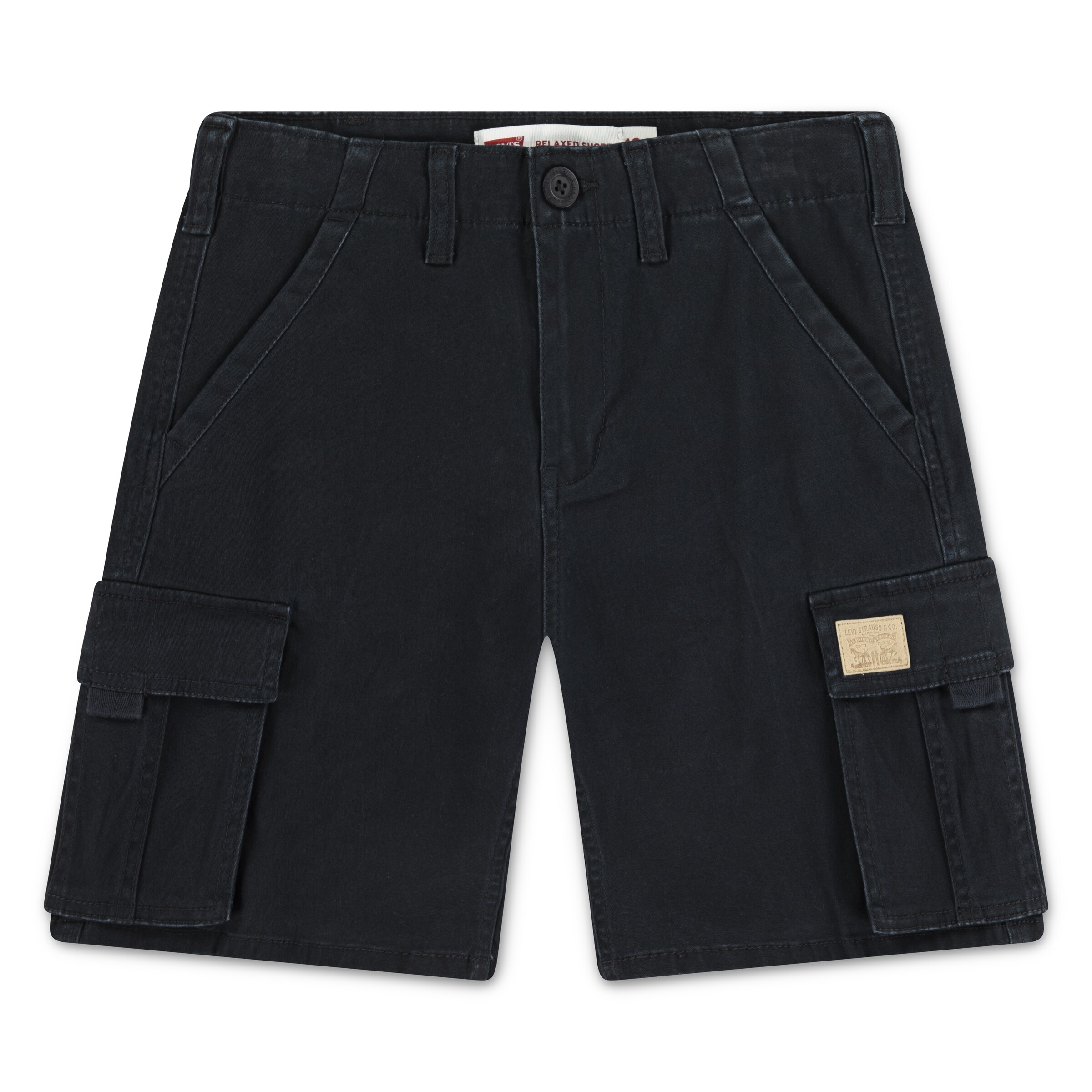 Levi's Kids Regular Pants in Black: front