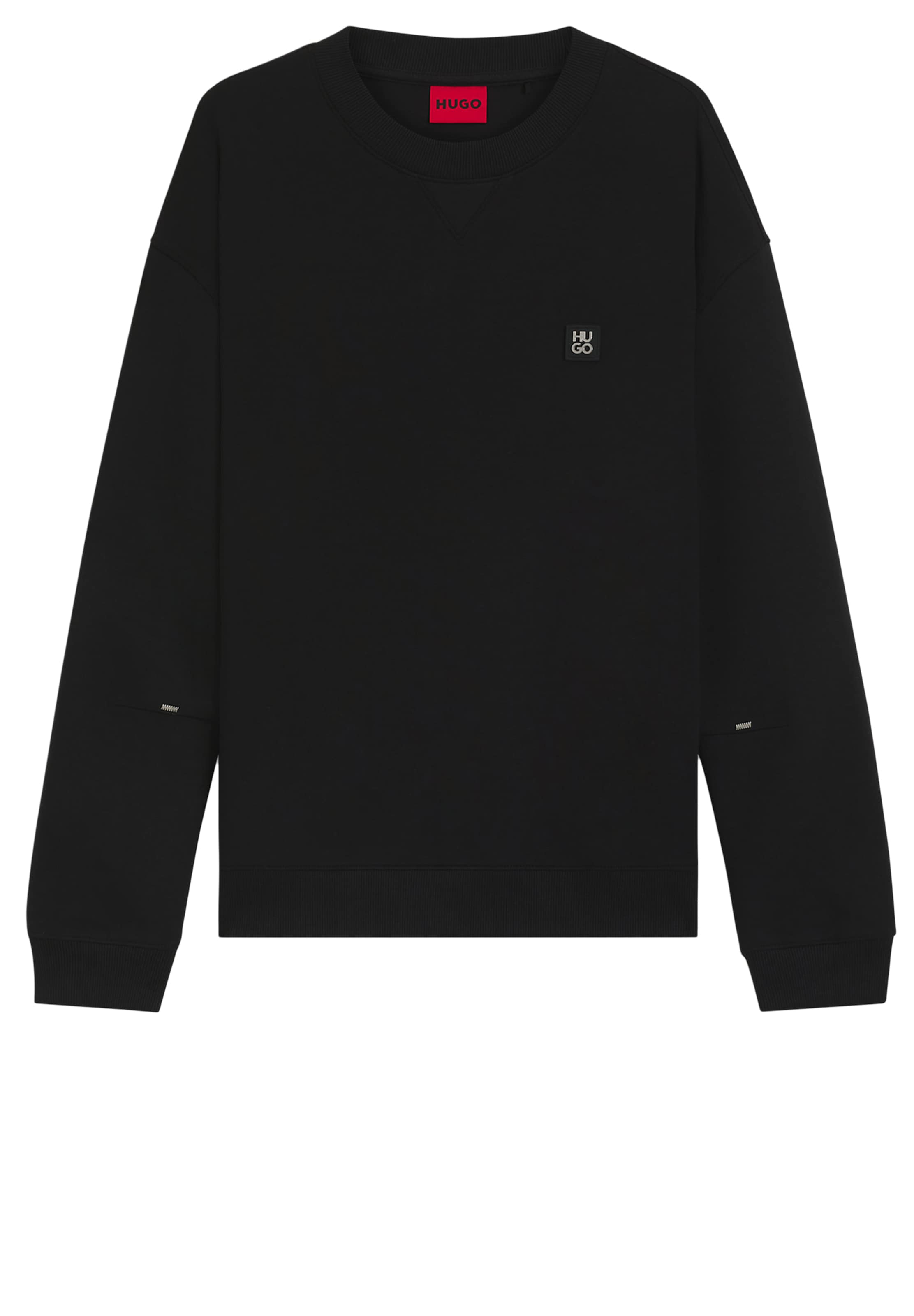 HUGO Sweatshirt 'Dargen' in Black: front