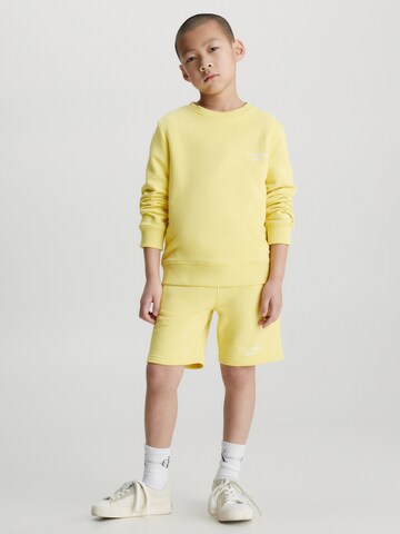 Calvin Klein Jeansregular Hlače - žuta boja